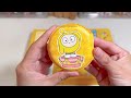 asmr unboxing kawaii yellow egg stationery box