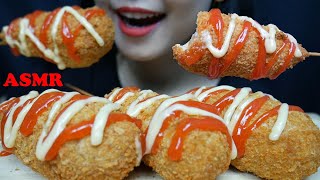 ASMR SAUSAGE CORN DOG (EATING SOUNDS) | ASMR Indonesia