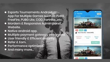 make pubg tournament app || how to create a tournament app || BattleMania Tournament App | Free Fire