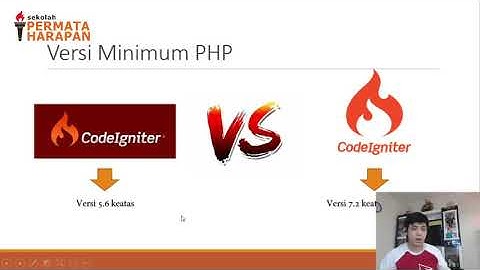 Perbedaan CI 3 dan Ci4