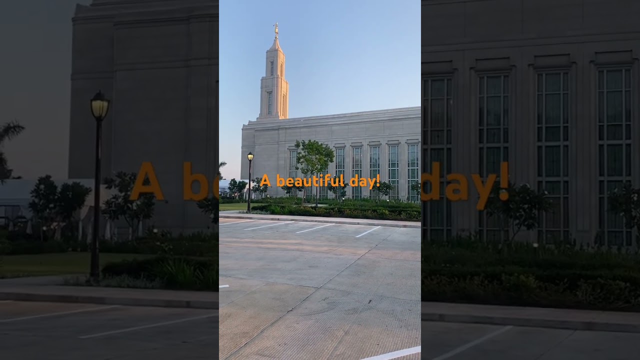 A beautiful day - April 28, 2024 - Urdaneta Temple Dedication by Elder Dallin Oaks. After 14 yrs…