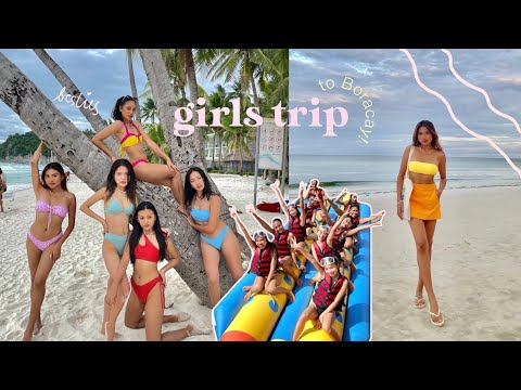 Boracay Girls Trip 🌴 may's video log: water activities, lots of fun, vacay with the girlies 🌅🌊🌷