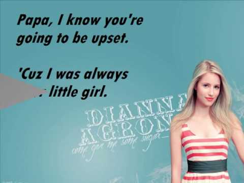 Glee- Papa Don't Preach lyrics