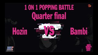 HOZIN vs BAMBI｜Popping Best 8 @ BBIC KOREA WORLD FINALS 2019｜LB-PIX