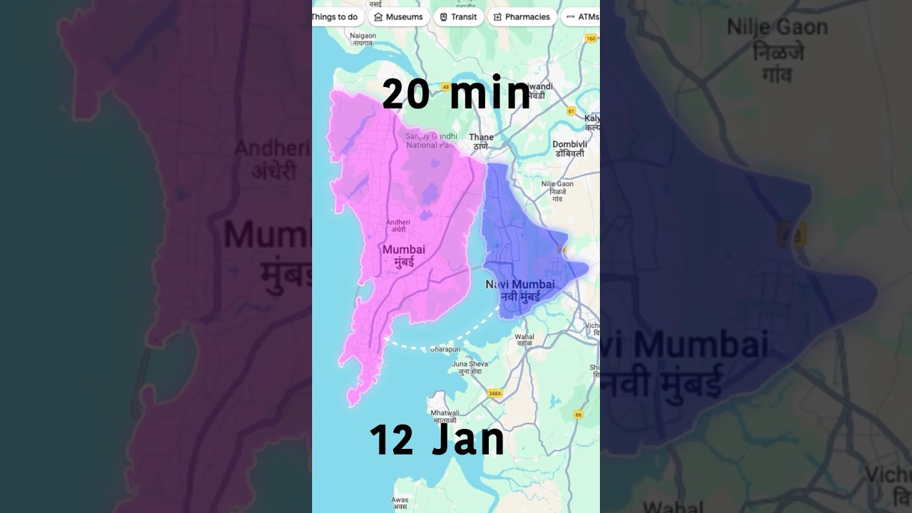 Mumbai Trans Harbour Link. #shorts #mumbai #mumbaiindians #mumbaitransharbourlink #mthl