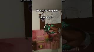 New baby dragon #art #paperdragon