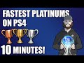 7 EASY PS4 Platinum Trophies You Can Get in 10 Minutes or Less! (Part 2)