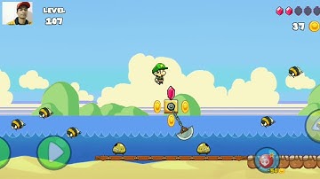 🏃Bob Run (Mario Run) Level-107 Walk-through Adventure Run Game |Best Android And iPhone Game