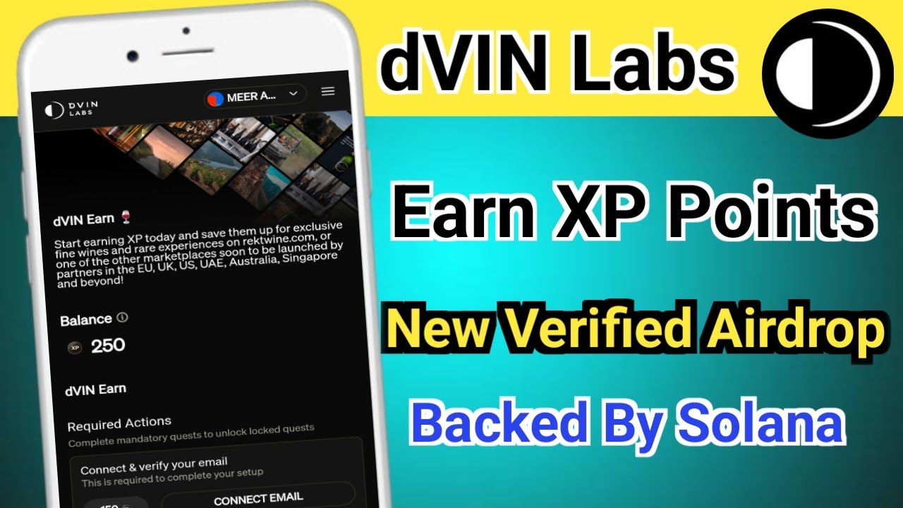 dVIN Labs New Verified Airdrop  || Earn Unlimited Xp Points Convert Token || Baked By Solana