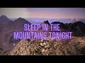 MOUNTAIN NIGHT 🌙 8 Hour Sleep Ambience with Water Sounds &amp; Brown Noise