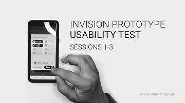 Usability Test II - InVision Prototype