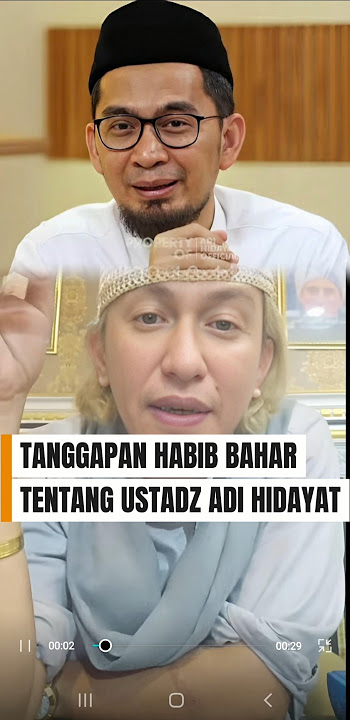 TANGGAPAN HABIB BAHAR TENTANG USTADZ ADI HIDAYAT ‼ #habibbahar #habibbaharbinsmith