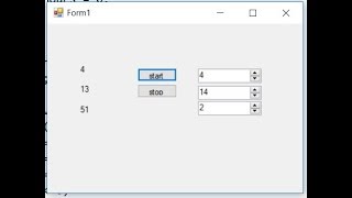 Countdown timer C# visual studio 2017 Tutorial + Code