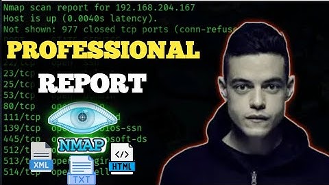 Part 10 — Nmap Save & Report Like a Pro | Export to TXT, XML & HTML