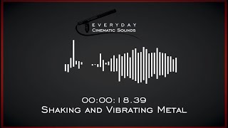 Shaking And Vibrating Metal Hq Sound Effect