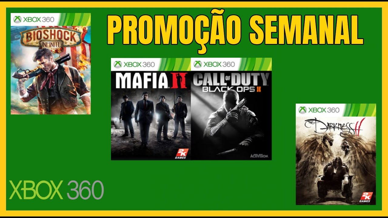 PROMOÇÃO GAMES XBOX 360 MICROSOFT STORE I Tem jogos com menor preço  registrado! 