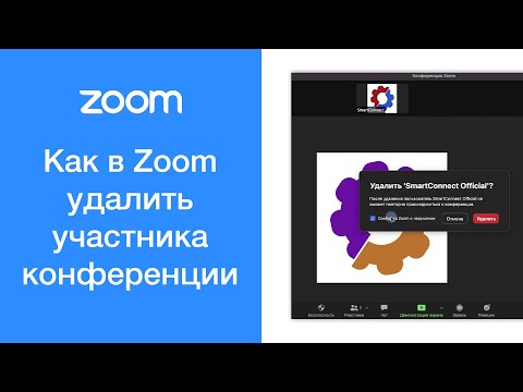 Как удалить участника в конференции в Zoom