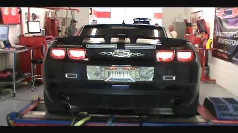 2010 V6 Camaro on the Dyno with Nitrous Tuned by Steven Leerentveld