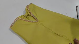 Easy and beautiful sleeve and mohri design #sleeve #fashion #kiranfashiondesigner #sewing