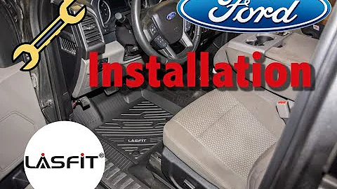 Lasfit Custom Fit All-Weather  Floor Liners For Ford F150 2015-2023