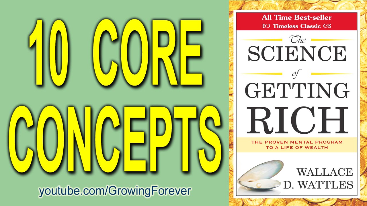 10 Core Concepts - The Science of Getting Rich By Wallace Wattles - Wealth Book Review Summary