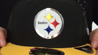 Steelers '2015 NFL DRAFT' Black-Gold Fitted Hat by New Era