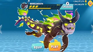 Hungry Shark Evolution - Giant Monster Enemy BEHELLMOUTH All 27 Sharks Unlocked Hack Gems Coins Mod