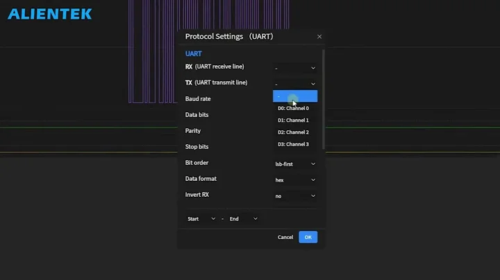 ALIENTEK Logic Analyzer DL16 250MHz Max Sample Rate 16Channels