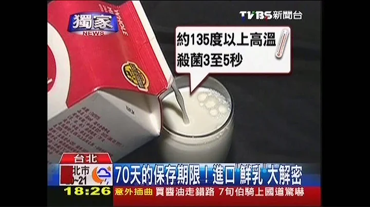 〈独家〉70天的保存期限！　进口“鲜乳”大解密 - 天天要闻