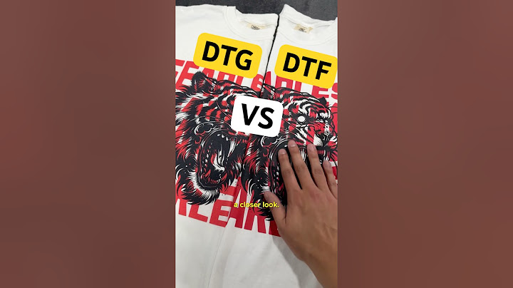 DTG vs DTF: Which print is better? #shorts #printing #printful #quality