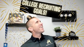 College Baseball Recruiting Goals - Year by Year