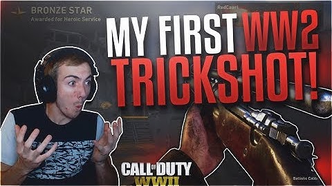 MY FIRST TRICKSHOT ON WW2! (Will Trickshotting Last The Year On WW2?)
