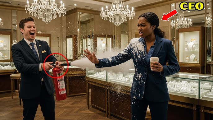 Manager Sprays Black Woman with Extinguisher — Seconds Later, She Buys the Jewelry  Store - YouTube