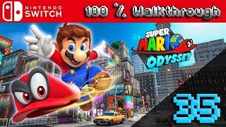 Super Mario Odyssey - 100% Walkthrough Part 35 100% Guide, All Collectibles & All Unlockables