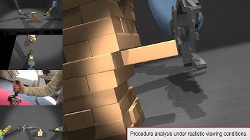 Jenga simulation using ITS