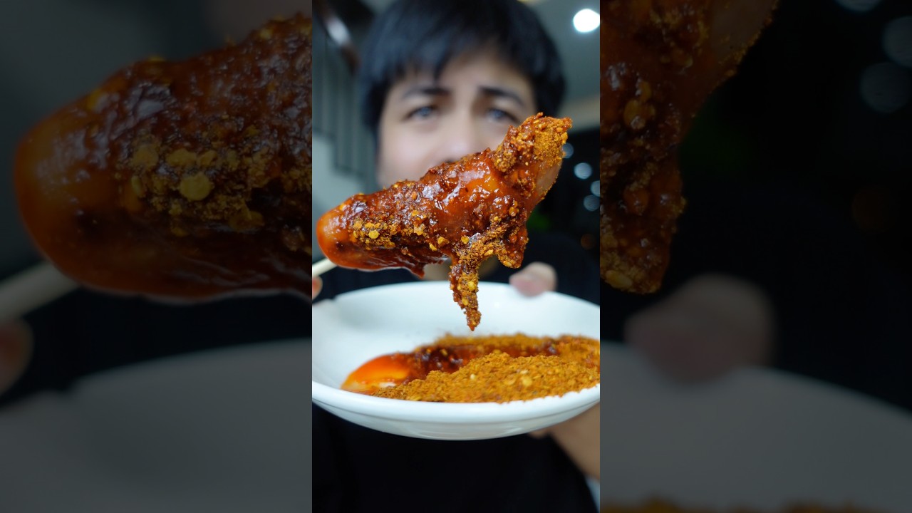 Lạp xưởng siêu cay #shorts #mukbang