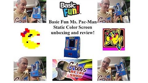 Ms. Pac-Man unboxing and Review from Basic Fun