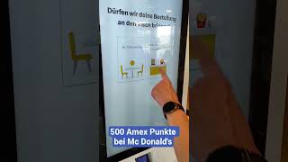 500 Membership Rewards Punkte für ein Bigmac Menu