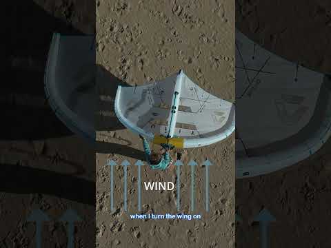 Use the Wind to Flip the Wing #wingfoil #wingfoiling