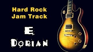 80's Hard Rock Guitar Jam Track (E Dorian) chords