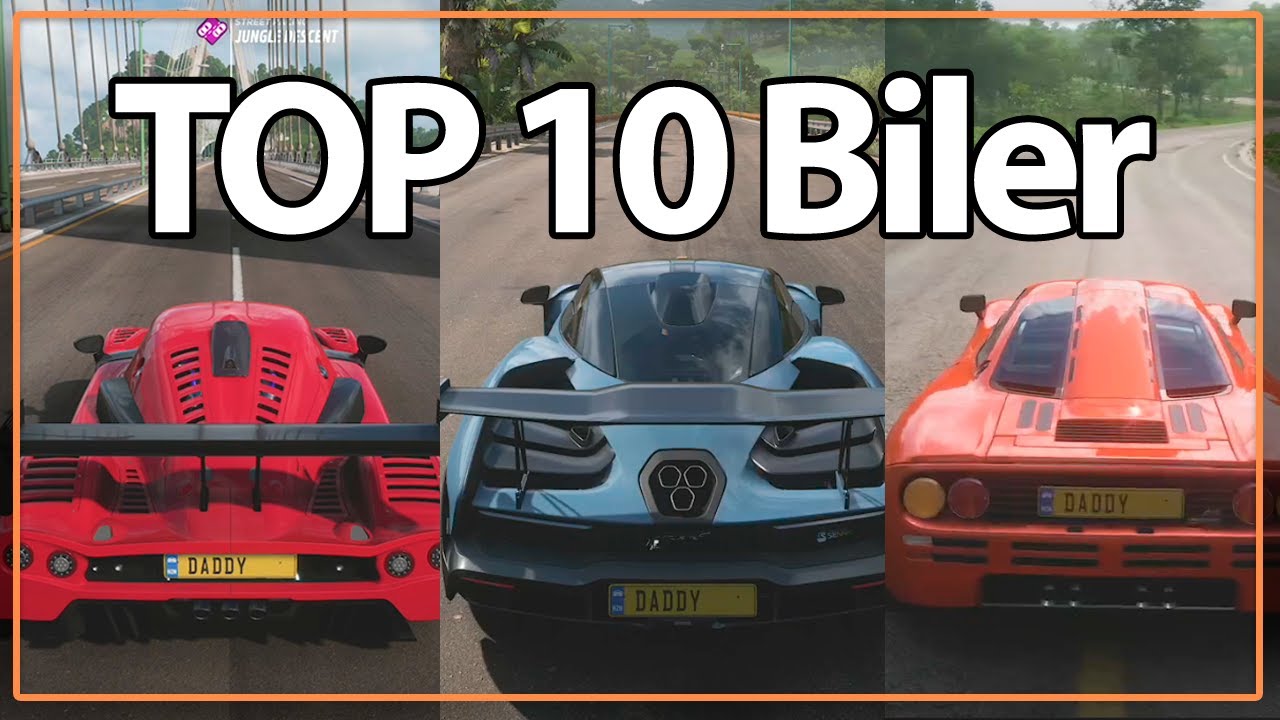 sendt skuffet Kejserlig Mine top 10 Forza Horizon 5 biler - YouTube