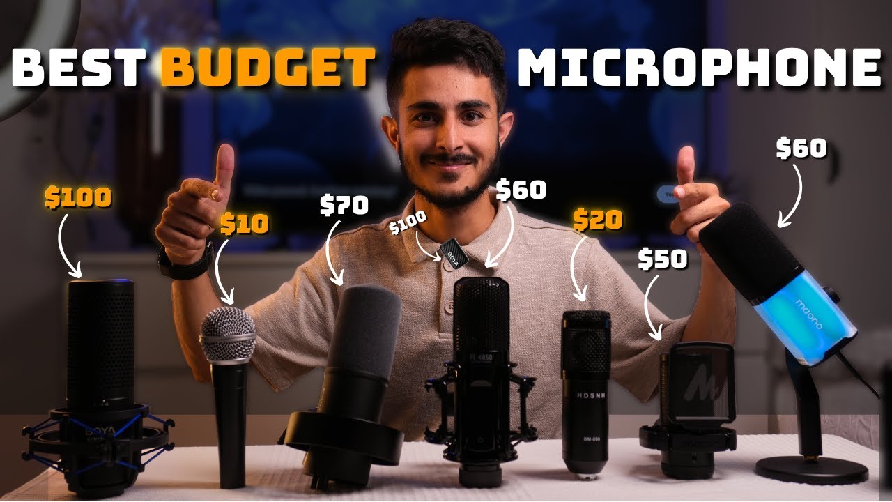 Best Budget Microphone For Home Studio | $10 to $100 Real Sound Test