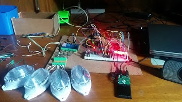 Luzes rítmicas com música por controle de MPS430 ou Arduino