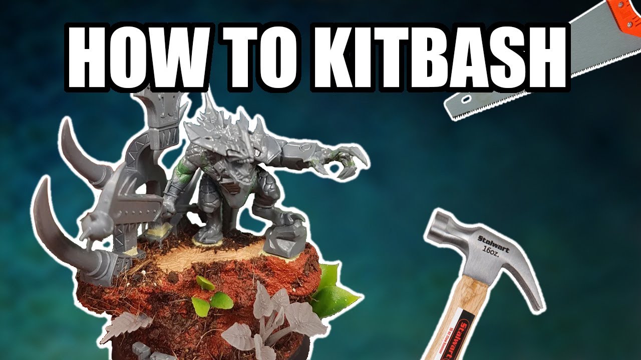 I kitbashed a custom Saurus hero | Painting Seraphon - YouTube