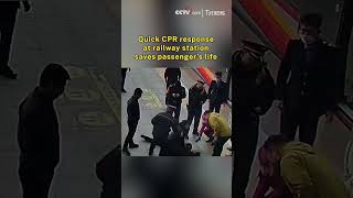 Quick CPR response at railway station saves passenger's life