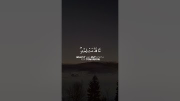يا أيها الذين آمنوا اتقوا الله ولتنظر نفس ما قدمت لغد - سورة الحشر🎤🥀💝  #القران_الكريم #فلسطين