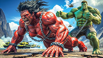 BLUE HULK vs RED HULK EPIC BATTLE! However, KING KONG Unexpected SAVE Changes Everything!