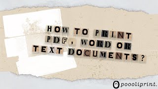 Poooliprint® APP - How to Print a Word or Text Document? screenshot 4