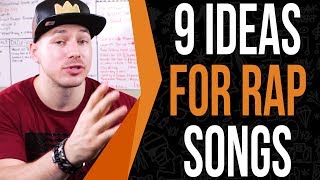 9 Rap Song Ideas (Using The Eminem Secrets To Success)