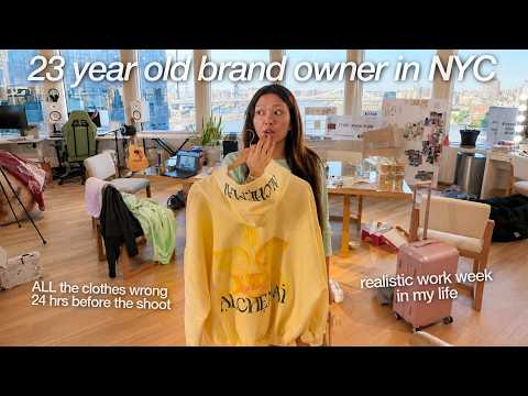 a realistic week in my life as a 23 year-old brand owner living in NYC | Alchemai Bali Brand Trip
